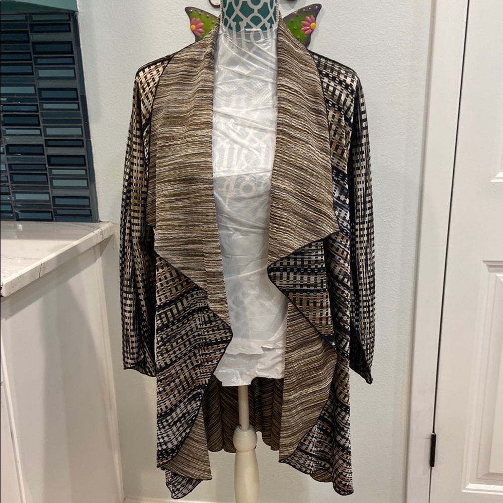 Stylish Brown Patterned Women's Sweater